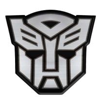 Adesivo Emblema Transformers Autobots Resinado Aço Escovado - Nikka Ind