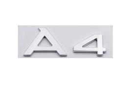 Adesivo Emblema Traseiro Audi A4 Cromado