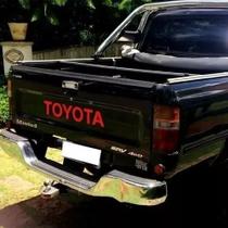 Adesivo Emblema Traseiro Faixa Hilux 1999/2005 Vermelho
