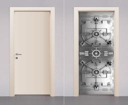 Adesivo Envelopamento Decorativo de Porta Madeira Cofre