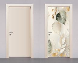 Adesivo Envelopamento Decorativo de Porta Madeira Folhas - Best Adesivo Envelopamento Decorativo de Porta Madeira Folhas - Best