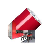 Adesivo Envelopamento Móveis Lavável Vermelho 3mx50cm - Create