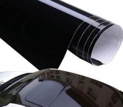 Adesivo Envelopamento Preto Brilhante Black Piano Automotivo Decorativo