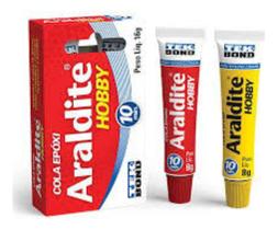 Adesivo Epóxi Araldite Hobby Tek Bond Liquído 16g