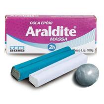 Adesivo Epoxí Araldite Massa 100g Secagem em 2 horas