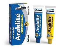 Adesivo epoxi araldite profissional 90min 23g tekbond
