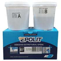 Adesivo Epóxi Estrutural Média Fluidez Pincelável 1 kg MF - EPOLIT