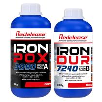 Adesivo Epoxi IronPox Extra Forte para Reparos Estruturais e Colagens de Alta Performance 1,8 Kg