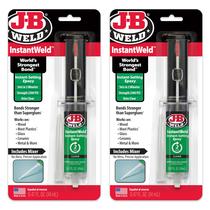 Adesivo Epóxi J-B Weld InstantWeld Clear - 14ml (Pacote com 2)