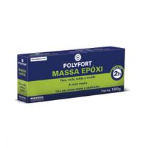 Adesivo Epoxi Massa Polyfort 100Gr Pulvitec Da005 - Kit C/12