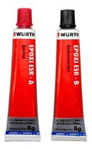 Adesivo Epoxi Metal Vidro Plástico Aluminio Ferro Solda Fria Wurth 0893480130 Adesivo Epoxi Metal Vidro Plástico Aluminio Ferro Solda Fria Wurth 0893480130