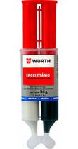 Adesivo Epoxi Titanio 25g Wurth Cola Aço Alumínio Motor Adesivo Epoxi Titanio 25g Wurth Cola Aço Alumínio Motor
