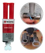 Adesivo Epóxi Titânio Express 25g Wurth Aço Alumínio Ferro Adesivo Epóxi Titânio Express 25g Wurth Aço Alumínio Ferro