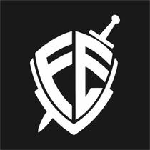 Adesivo Escudo da Fé Branco para carro, moto e outros