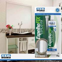Adesivo Espelho Fix Tekbond para Fixar Colar Espelhos Bisnaga 85g Branca