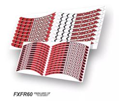 Adesivo Esportivo De Roda Cg160 Titan Aro 18 Cor Vermelho Adesivo Esportivo De Roda Cg160 Titan Aro 18 Cor Vermelho