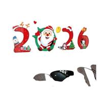 Adesivo Estático De Natal E Ano Novo Para Decoração De Loja 2026