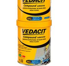 Adesivo Estrutural de Base Epoxi Compoundi (A B) 1KG -VEDACIT