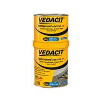 Adesivo Estrutural Vedacit Compound Tix 1kg - Resistência água E óleo Adesivo Estrutural Vedacit Compound Tix 1kg - Resistência água E óleo