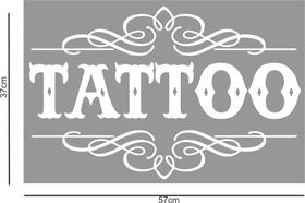 Adesivo Estúdio De Tatuagem Tattoo Body Ink Studio Tatoo N31