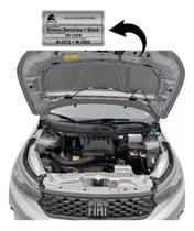 Adesivo Etiqueta De Cor Capô Fiat Argo Branco Banchisa