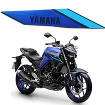 Adesivo Etiqueta Rabeta Lateral Traseira Direita Mt03 Azul Yamaha 2023 E 2025
