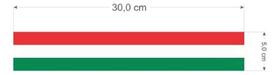 Adesivo Faixa Bandeira Italia Frontal Grade Ou Painel 30cm Adesivo Faixa Bandeira Italia Frontal Grade Ou Painel 30cm