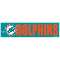 Adesivo Faixa Bumper Strip 30X7,5 Miami Dolphins