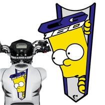 Adesivo Faixa Gravata sem resina Moto CG 150/160 BART SIMPSON Azul Adesivo Faixa Gravata sem resina Moto CG 150/160 BART SIMPSON Azul