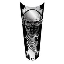 Adesivo Faixa Gravata Tanque Moto Caveira Adesivo Faixa Gravata Tanque Moto Caveira