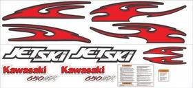 Adesivo Faixa Jet Ski Kawasaki Personalizado Sx 650 Tribal