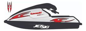 Adesivo Faixa Jet Ski Kawasaki Personalizado Sx 650 Tribal