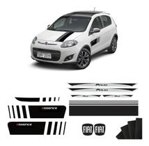 Adesivo Faixa + Kit Soleira + Emblema Palio Essence Adesivo Faixa + Kit Soleira + Emblema Palio Essence