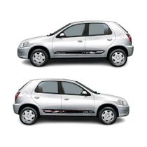 Adesivo Faixa Lateral Compatível Chevrolet Celta 2e 4 Portas