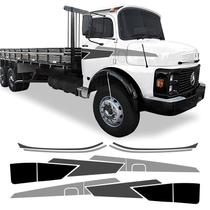 Adesivo Faixa Lateral Mercedes Mb 1113 1313 1513 preto Adesivo Faixa Lateral Mercedes Mb 1113 1313 1513 preto