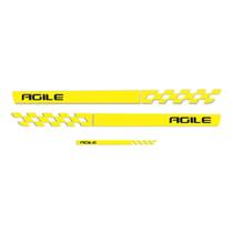 Adesivo Faixa Lateral para Agile Chevrolet - Alta Durabilidade