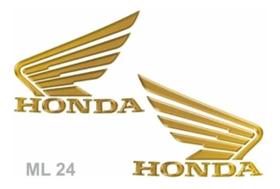 Adesivo Faixa Relevo 3d Asa Tanque Honda Cg 150 2015 Dourado