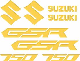 Adesivo Faixa Relevo Resinado Moto Suzuki Gsr 750 Gsr750