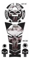Adesivo Fazer 250 2019/.. Tankpad Justiceiro Ml80 Adesivo Fazer 250 2019/.. Tankpad Justiceiro Ml80