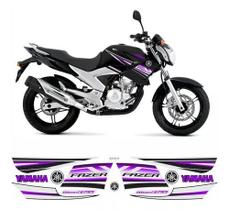 Adesivo Fazer 250 Flex Kit Carenagem 2014 2015 Roxo