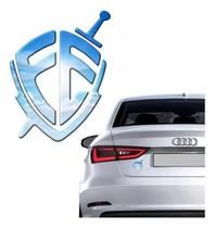 Adesivo Fé Resinado 3D Céu Carro Emblema Escudo Res15 ul Adesivo Fé Resinado 3D Céu Carro Emblema Escudo Res15 ul