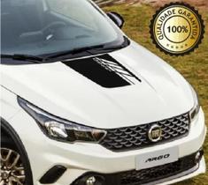 Adesivo Fiat Argo Capo Capô logo Detalhes Vazado ou Vermelho Acessórios Personalização