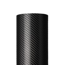 Adesivo Fibra De Carbono Preto 4d Alltak 1mt X 50cm
