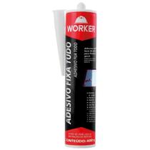 Adesivo Fixa Tudo Selante Poliuretano Híbrido Branco Worker 400G Adesivo Fixa Tudo Selante Poliuretano Híbrido Branco Worker 400G