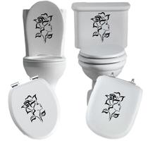 Adesivo flor 4 vaso sanitário privada caixa acoplada descarga azulejo box vidro superficie liza deco Adesivo flor 4 vaso sanitário privada caixa acoplada descarga azulejo box vidro superficie liza deco