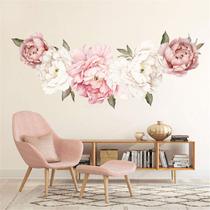 Adesivo Floral Peônia À Prova D'Água - Decoração Removível