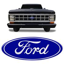 Adesivo Ford F-1000 75/92 Emblema Grade Azul Modelo Original - SPORTINOX