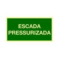 Adesivo Fotoluminescente Sinalização Rota De Fuga 20x10,5cm Adesivo Fotoluminescente Sinalização Rota De Fuga 20x10,5cm