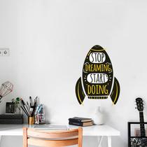 Adesivo Frase Start Doing