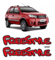 Adesivo Freestyle Ford Ecosport Ano 07/12 Par Sem Resina